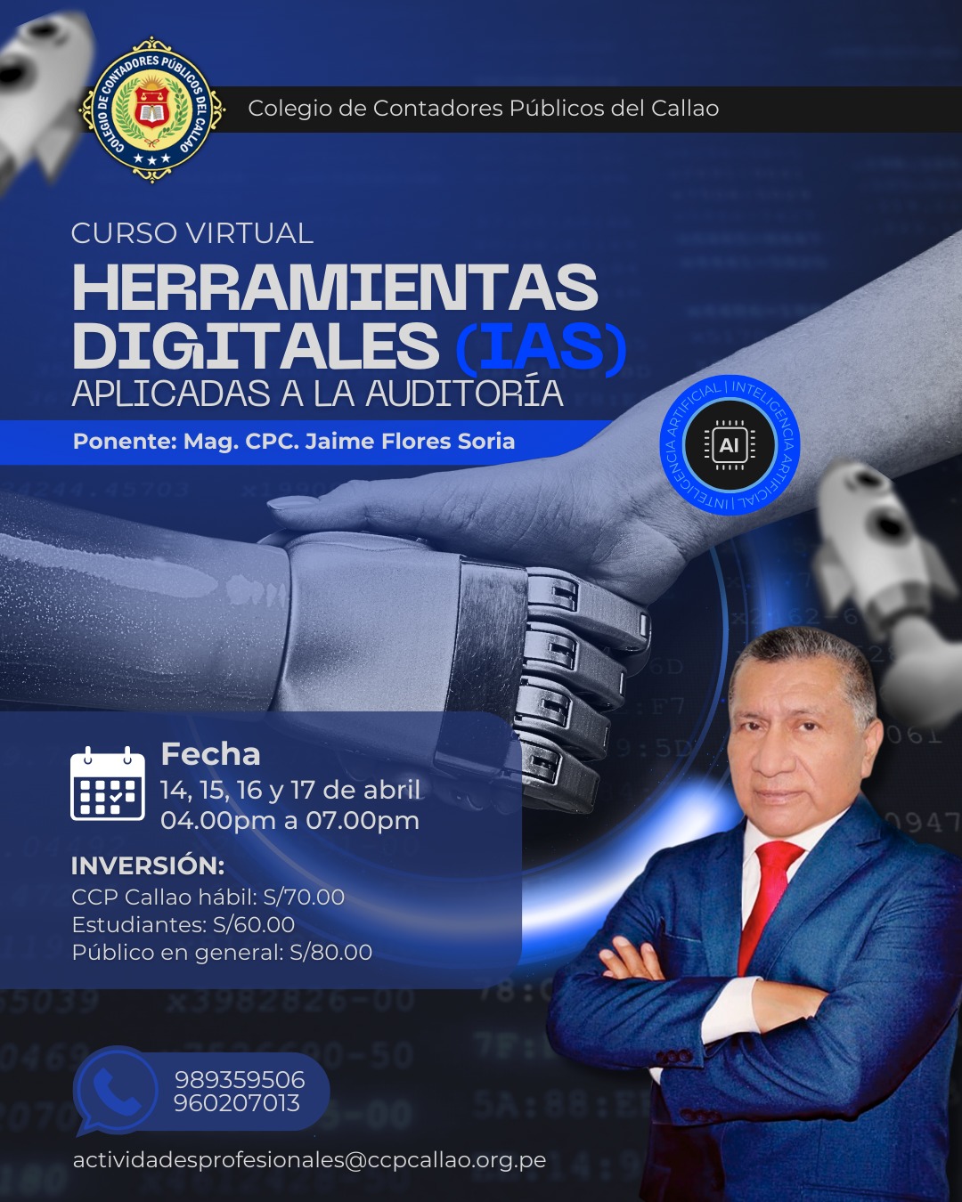 CURSO: HERRAMIENTAS DIGITALES (IAS)  APLICADA A LA AUDITORIA